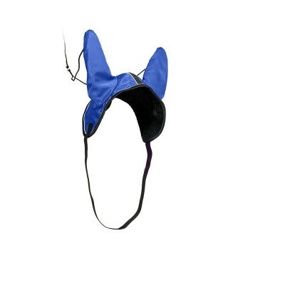 Couvre-oreilles amovible Finn-Tack Pro poney Bleu / bleu / blanc