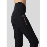 Montar Logo junior full grip legging Zwart