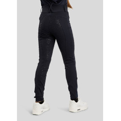 Montar Logo junior full grip legging Marine Marineblauw