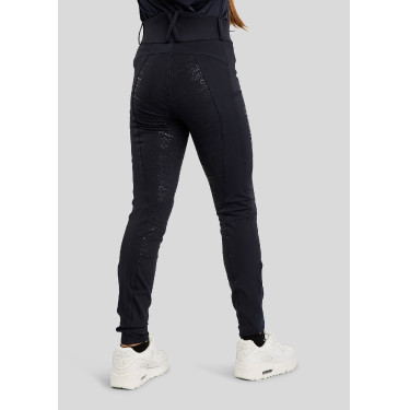 Montar Logo junior full grip legging Marine Marineblauw