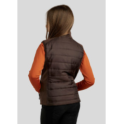 Mouwloze bodywarmer Montar Emma Junior Bruin