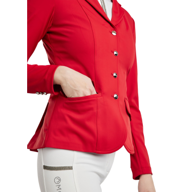 Wedstrijdjasje Montar Kathy dames Rood Wedstrijdjasje Montar Kathy dames Rood