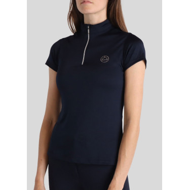 Polo Montar Junior Everly korte mouwen Marine Marineblauw