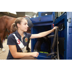 Verticale rollende kist La Gée Blauw