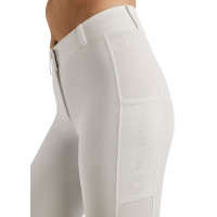 Montar MoElaine broek met laser uitgesneden logo full grip voor dames Wit