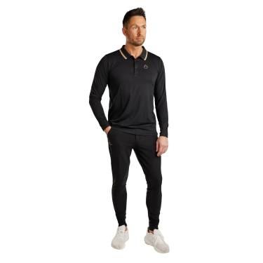 Montar MoBen rijbroek met kniestukken voor heren Zwart