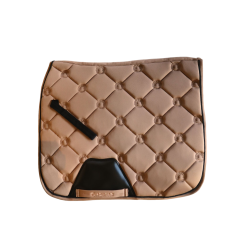 Montar dressuur zadeldek softshell Flow Latté Bruin