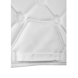 Montar dressuur zadeldek Flow Logoquilted Wit Montar dressuur zadeldek Flow Logoquilted Wit