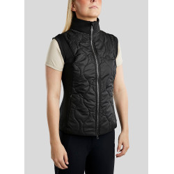 Mouwloze donsjas Hybrid Montar MoMary gun metals crystals dames