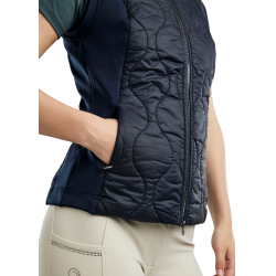 Mouwloze donsjas Hybrid Montar MoMary gun metals crystals dames Marine Marineblauw Mouwloze donsjas Hybrid Montar MoMary gun metals crystals dames Marine Marineblauw