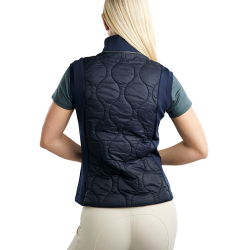 Mouwloze donsjas Hybrid Montar MoMary gun metals crystals dames Marine Marineblauw Mouwloze donsjas Hybrid Montar MoMary gun metals crystals dames Marine Marineblauw