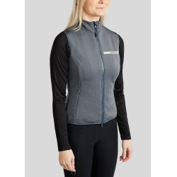Nylon jas Montar MoStella met bedrukt mesh-logo en contrast voor dames