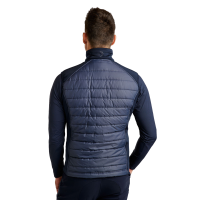 Mouwloze gewatteerde jas Montar Emanuel Quilt dames Marine Marineblauw Mouwloze gewatteerde jas Montar Emanuel Quilt dames Marine Marineblauw