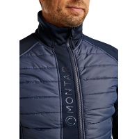 Mouwloze gewatteerde jas Montar Emanuel Quilt dames Zwart