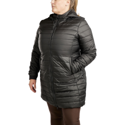 Lange gewatteerde jas Montar MoKately Curve dames