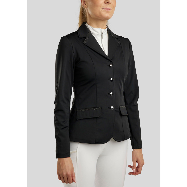 Wedstrijdjasje Montar MoAviana dames met crystal caviar decoratie