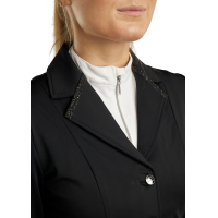 Wedstrijdjasje Montar MoAviana dames met crystal caviar decoratie Zwart