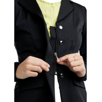 Wedstrijdjas Montar MoKatniss crystal gun metal dames Zwart Wedstrijdjas Montar MoKatniss crystal gun metal dames Zwart