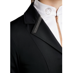 Wedstrijdjasje Montar MoGloria met kaviaarband voor dames Zwart