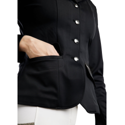 Wedstrijdjasje Montar MoGloria met kaviaarband voor dames Zwart