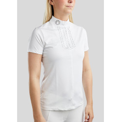 Wedstrijdpolo Montar MoViolet crystal gun metal dames