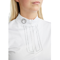 Wedstrijdpolo Montar MoViolet crystal gun metal dames Wit Wedstrijdpolo Montar MoViolet crystal gun metal dames Wit