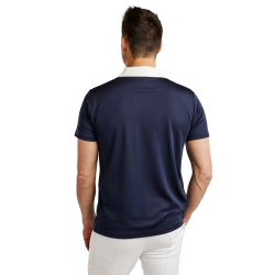 Wedstrijdpolo Montar MoWill gestructureerd dames Marine Marineblauw Wedstrijdpolo Montar MoWill gestructureerd dames Marine Marineblauw