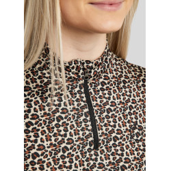 Montar trainingsshirt met korte mouwen MoLeonora luipaardprint dames