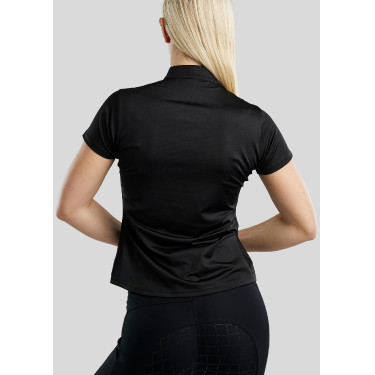 Montar MoBriella trainingsshirt met gun metal kristallen voor dames Montar MoBriella trainingsshirt met gun metal kristallen voor dames