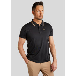 Polo met korte mouwen Montar MoDrake met contrasterende kraag en logo voor heren