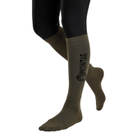 Montar sokken met logo Stofgroen