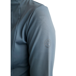 Full-zip jas Montar MoGloria met kaviaarband dames Donkers leisteen Grijs