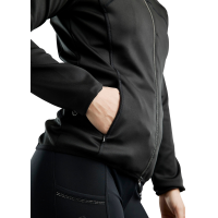 Softshell full zip jas Montar MoBlair afneembare capuchon crystals gun metal dames Zwart Softshell full zip jas Montar MoBlair afneembare capuchon crystals gun metal dames Zwart