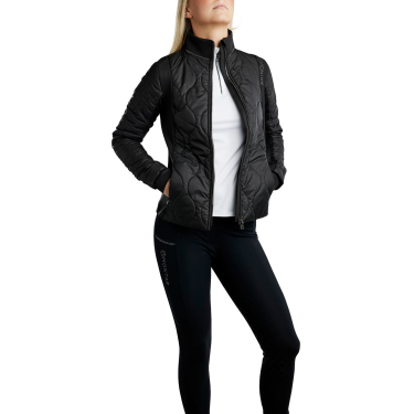 Hybride jas Montar MoMary kristallen gun metal dames Hybride jas Montar MoMary kristallen gun metal dames