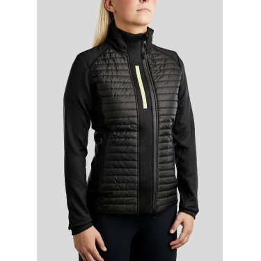 Hybride jas Montar MoStella met contrasterende logoprint voor dames