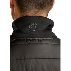 Gewatteerde jas Montar Emanuel Zwart