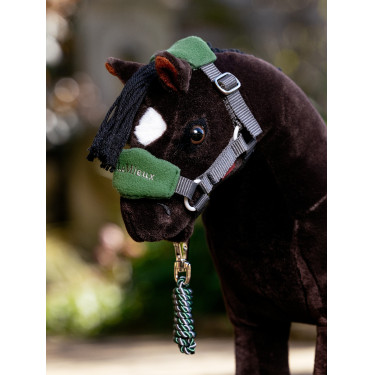 Vogue halster voor speelgoed Mini Pony LeMieux Groen hunter Vogue halster voor speelgoed Mini Pony LeMieux Groen hunter
