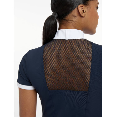 Wedstrijdpolo LeMieux Camille korte mouwen Marine Marineblauw Wedstrijdpolo LeMieux Camille korte mouwen Marine Marineblauw