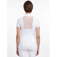 Wedstrijdpolo LeMieux Camille korte mouwen Wit