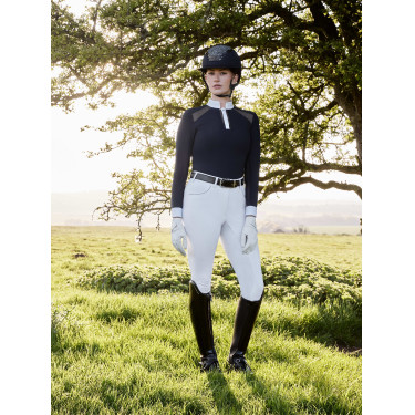 Wedstrijdshirt LeMieux Camille met lange mouwen Marine Marineblauw