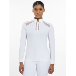 Wedstrijdshirt LeMieux Camille met lange mouwen Wit