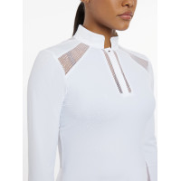 Wedstrijdshirt LeMieux Camille met lange mouwen Wit Wedstrijdshirt LeMieux Camille met lange mouwen Wit