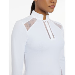 Wedstrijdshirt LeMieux Camille met lange mouwen Wit