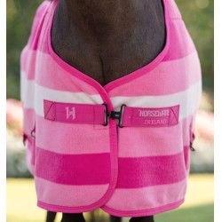 Horseware Newmarket Petite Fleece Cooler polar deken Rose witney Roze Horseware Newmarket Petite Fleece Cooler polar deken Rose witney Roze