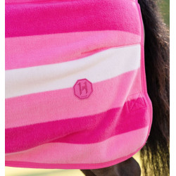 Horseware Newmarket Petite Fleece Cooler polar deken Rose witney Roze Horseware Newmarket Petite Fleece Cooler polar deken Rose witney Roze