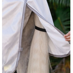 Horseware Amigo Geïntegreerde Vliegendeken Zilver / titaniumgrijs / zilver Horseware Amigo Geïntegreerde Vliegendeken Zilver / titaniumgrijs / zilver