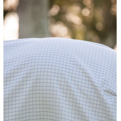 Vliegendeken Horseware Amigo Summer Plus CarreauxMarine / gris titanium / argent Motieven Vliegendeken Horseware Amigo Summer Plus CarreauxMarine / gris titanium / argent Motieven