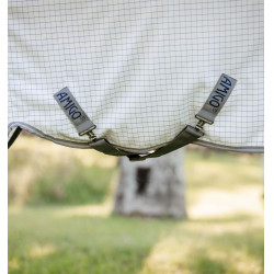 Vliegendeken Horseware Amigo Summer Plus CarreauxMarine / gris titanium / argent Motieven Vliegendeken Horseware Amigo Summer Plus CarreauxMarine / gris titanium / argent Motieven