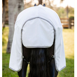 Vliegendeken Horseware Amigo Summer Plus CarreauxMarine / gris titanium / argent Motieven Vliegendeken Horseware Amigo Summer Plus CarreauxMarine / gris titanium / argent Motieven