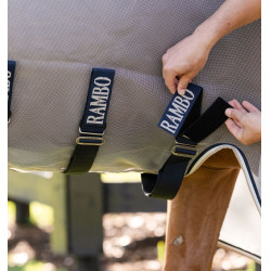 Vliegendeken Horseware Rambo Protector schijf Zilver / marine